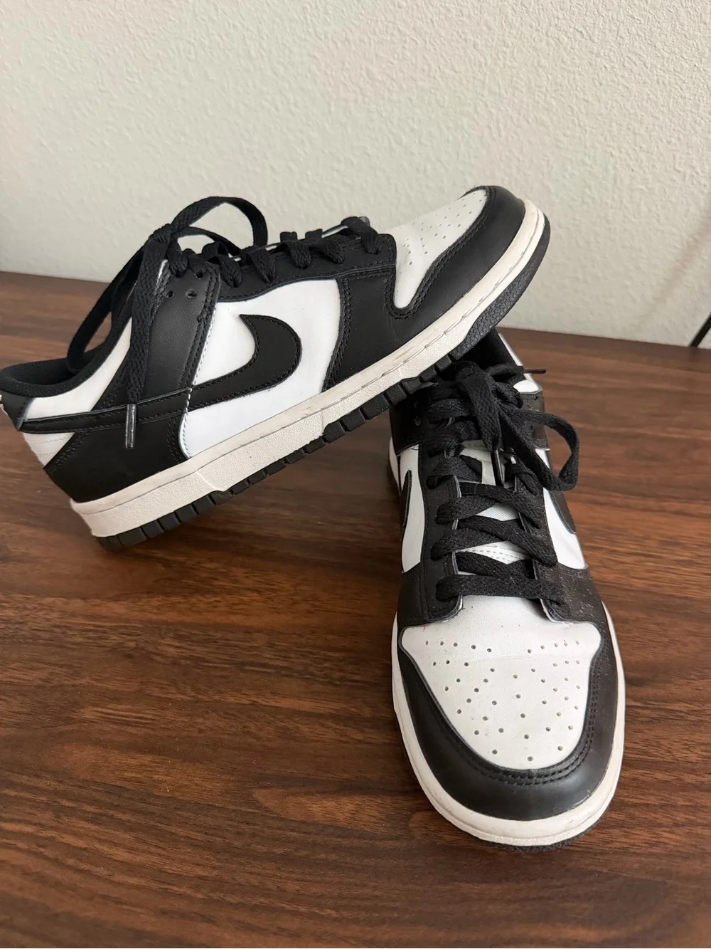 Nike Dunks Kids Black and White Low-Top